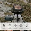 Pannen Japanse Sukiyaki Kookwok Buitenkachel Stijl Pot Soep Camping Kookkleding Steelpan Fornuis