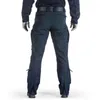 Mäns byxor Herrens militära taktiska kamouflage Multi-Pocket Kne Pads Execution Office Byxor Armé Male Wear-Resistent Cargo Pant