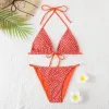 Kvinnor badkläder mode bikini designer simma kvinnor baddräkter bikini set multicolors sommartid strand baddräkter badkläder s-xl