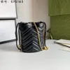 Modeontwerpers tas g dames schoudertassen goede lederen mini -bucket tas beroemde trekkoord handtassen cross body portemonnee