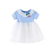 Girl Dresses Easter Dress For Girls Size 6 Princess Short Sleeve 6M-3Y Infant Tulle Toddler Costume