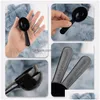 Coffee Scoops Black 7G Plastic Measuring Spoons Short Handle For Tea Sugar Cereal Milk Powder Lx5269 Drop Delivery Home Garden Kitch Dhowr