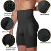 Talia brzucha shaper men Kontrola brzucha Shapewear Wysokie talia odchudzające nadwozie obręczne wyściełane bokser