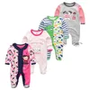 Rompertjes Baby Boy Romper geboren Jumpsuit Lange Mouw Katoenen Pyjama Meisjes Rompertjes Roupa De Bebes Babykleding 230425