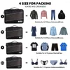 Seesäcke 4/8-teiliges Set Verpackungswürfel Reise Seesack Mesh Organizer Atmungsaktives Nylon Männer Frauen Gepäck #1