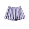 Rokken Zomer mini -rokken voor vrouwen Harajuku High Taille Rokken dames Koreaanse mode sexy rokken vintage geplooide rok tennisroze blauw 230425