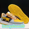 2023 mit Box Mode Freizeitschuhe Designer Herren Damen Plattform Große A BATHING APE Camouflage STA MEDICOM TOY CAMO Männer Turnschuhe Frau Affenform Sterne 36-45