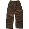 Men's Pants NON STOCK Vintage Corduroy Pants Men's Pleated Casual Trousers Cords Loose Fit 230425