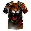 Camisetas de hombre 2023 verano juego héroe personaje 3D impresión tridimensional camiseta juventud camisa ropa para niños