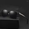 Óculos de sol Yooske polarizado para homens design condução óculos de sol masculino viagem ao ar livre anti-reflexo óculos tons uv400