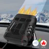 Riscaldatore per auto 12V/24V Riscaldatori portatili per auto con modalità di riscaldamento e raffreddamento per parabrezza automatico Ventola di riscaldamento rapido Sbrinamento sbrinatore