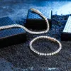 Yelim Factory سعر الجملة الأسهم 925 Sterling Silver Tennis Chain VVS Moosanite Necklace Hip Hop for Fine Jewelry