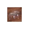 Christmas Decorations 80Mm Transparent Clear Plastic Opening Gift Candy Box Fillable Ball Baubles Decor Wedding Tree Decoration Part Dhbfc