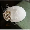 Chapéus de aba gotas boinas chiques para mulheres lã feltro fascinador