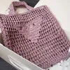 2023 Early Spring/summer Models Evening Bags Fiber Tote Bag Street Trend Braided Shoulder Bag