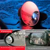 Miroir convexe rond réglable à 360 degrés rétroviseur de voiture grand Angle stationnement de véhicule sans monture HD rétroviseurs d'angle mort accessoires Auto