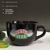 Mugs Friends Tv Show Central Perk Big Mug 330 - 650ml Coffee Tea Ceramic Cup Friends Cappuccino Mug Christmas Gifts for Friends 231124