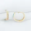 Hoop oorbellen Huggie Way 14 Carat Gold Earringshoop