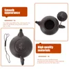 Dinnerware Sets Teapot Kungfu Kettle Ceramic Tea Set Manual Maker Kettles Ceramics Purple Sand Japanese Pots