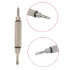 Mini Screw Driver Keychain Keyring DIY Hand Silver Alloy Torx And Hex Tools Glasses Screwdriver Eye Glass Screwdriver Watch Repair