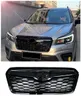 ABS Sport X-Break Style Front Grill Zestaw Górny Górny Gloss Black Black for Subaru Forester 2019-2021 Górne kratki zderzakowe