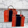 G Carta The Tote Bag Canvas Totes Mujeres Luxurys Bolso 2 Szie Designer Bag Moda para mujer Classic Bolsas de hombro Monedero