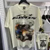 Hellstar T-shirt Mens och Womens Designer Kort ärm modevarumärke Tee High Street Letter Printing Hip Hop T-shirts 976