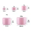 Refillable Plastic Makeup Jar 10/20/30/50/100g Empty Sample bottles Pot Travel Face Cream Lotion Cosmetic Container Pink