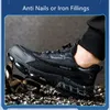 Stivali con pulsante rotante scarpe da lavoro da uomo antiforatura scarpe da ginnastica di sicurezza uomo Protective Work con puntale in acciaio 231124