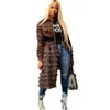 Vestes femme Blouson aviateur camouflage vêtements de rue automne et hiver pour femmes veste Harajuku veste longue plissée en couches Chaquetas 230425