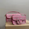 Classici di alta qualità Designer Borse Borse a tracolla da donna Borse Temperamento Luxurys Marca Borsa a tracolla scintillante Lettera Shopping Portafoglio Pacchetto quadrato piccolo