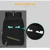 Backpack Fashionable And Funny Unisex Noctilucent School For College Students Lightweight Anti Theft Backpacks Men