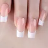 Künstliche Nägel mit glänzendem Finish, wiederverwendbar, DIY-Nagelkunst, Maniküre, Dekoration, klassischer Stil, Kontrastfarbe, zum Aufdrücken für flache Kanten