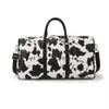 Nxy Duffel Sacs Grande Capacité En Cuir Léopard Duffle Femmes Bagages Polyvalents Voyage Vintage De Luxe Fourre-Tout Nuit Weekender 230424