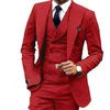 Men's Suits Blazers Suit 3 Piece One Button Lapel Double Breasted Slim Fit Casual Business Dress For Wedding Tuxedo BlazerPantsVest 231124