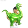 baby Party Balloons 1pc Large 4D Dinosaur Foil Green Standing Dragon Birthday Decorations Kids Supplies Boy Toys Air Globos Dinosaur balloons