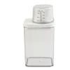 Дозатор для жидкого мыла, пыленепроницаемый, герметичный, для стирки, стирки, пластиковый ящик для хранения моющих средств, крышка