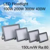 100W 200W 300W 400W LED LED 150LM/W RA80 مصابيح الاستاد مصباح الفيضان في الهواء الطلق 6500K IP67 مقاوم للماء لـ Backyard Lawn Crestech