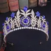 Pinces à cheveux 2023 douce princesse grande couronne mode cristal strass mariée mariage couronnes et diadèmes coiffes accessoires de mariée