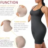 Kvinnors shapers bodysuit Shapewear Women Full Body Shaper Mage Control Slime Sheath Butt Lifter Tryck upp låret Slimmer Budomen Shapers Corset 230425