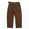 Gurkha Pants Mens Militaire Multi Pocket Cargo Pants Safari Style Casual Loose Solid Color Work Broeken Men 230425