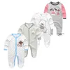 Rompertjes Baby Boy Romper geboren Jumpsuit Lange Mouw Katoenen Pyjama Meisjes Rompertjes Roupa De Bebes Babykleding 230425