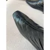 أحذية Toteme قصيرة أصلية أحذية الكاحل الإناث التمساح الأسود بملاح
