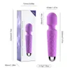 Vibratorer kraftfull klitoris stimulering vuxen personlig silikon sex leksak magi av wand massager dildo onani vibrator för kvinnor kvinnlig 231124