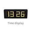 Neue DIY Auto Uhr Timer Voltmeter Temperatur LED Punktmatrix Uhr Rx8025 DC 4-25V Automatische Helligkeitsanpassung Uhr