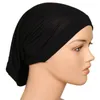 Hijabs bomullsmodal underkappa vanlig mjuk stretchig under cap hijab bonnet muslimska kvinnor full täcker inner hijabs turban islam underscarf 230426