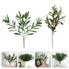 Decorative Flowers Eucalyptus Stems Artificial Olive Branch House Decorations Home Household Plant
