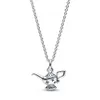 Pandoras Necklace 925 Sterling Silver Charm Ginkgo Tree Leaf Teapot Necklace Ice Crystal Snowflake Necklace Pendaras Box Charms Necklace Pandoras