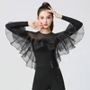 Scene Wear Double Latin Dance Beautiful Foreign Style Clothes Jitterbug High-End Moden Top