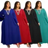 Etnische kleding luxe bescheiden jurk Abaya moslim Rhinestone Casual losse Ramandan Eid Robe Cardigan lange jurken Kimono Jubah Thobe Islamic
